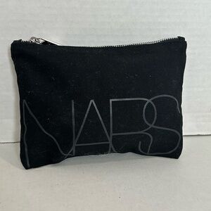 NARS Black and Silver cosmetics Bag NWOT